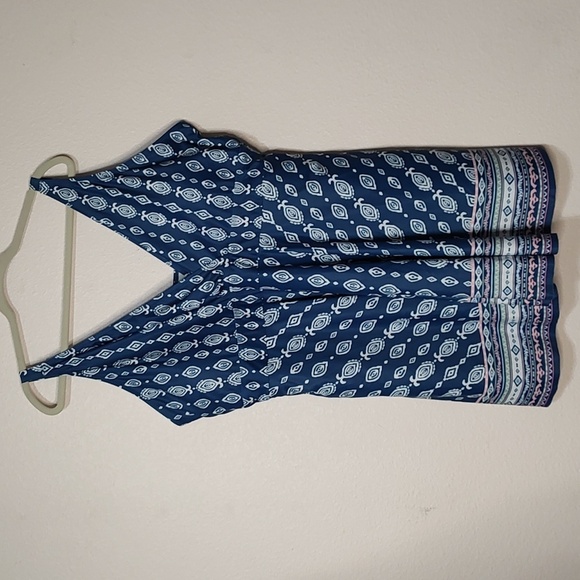 BloomChic Blue, Pink and White One Piece Bathing Suit Dress Size 26 - Picture 1 of 4